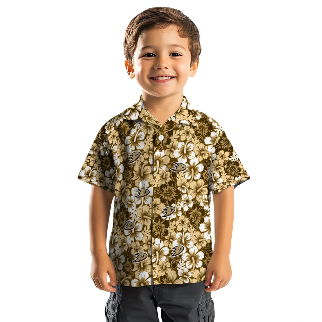 Anaheim Ducks Hawaiian Shirt - Hibiscus Blooms – Moonbestprint