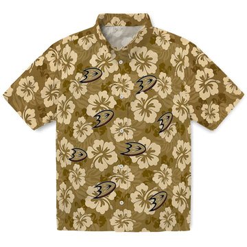 Anaheim Ducks Hawaiian Shirt - Hibiscus Cluster – Moonbestprint