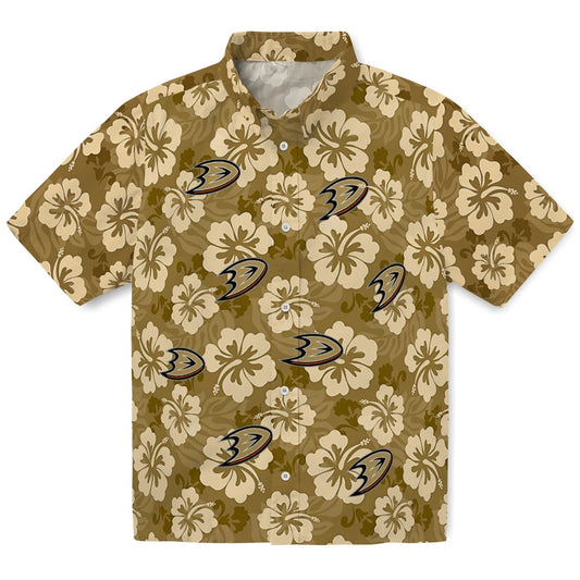 Anaheim Ducks Hawaiian Shirt - Hibiscus Cluster – Moonbestprint