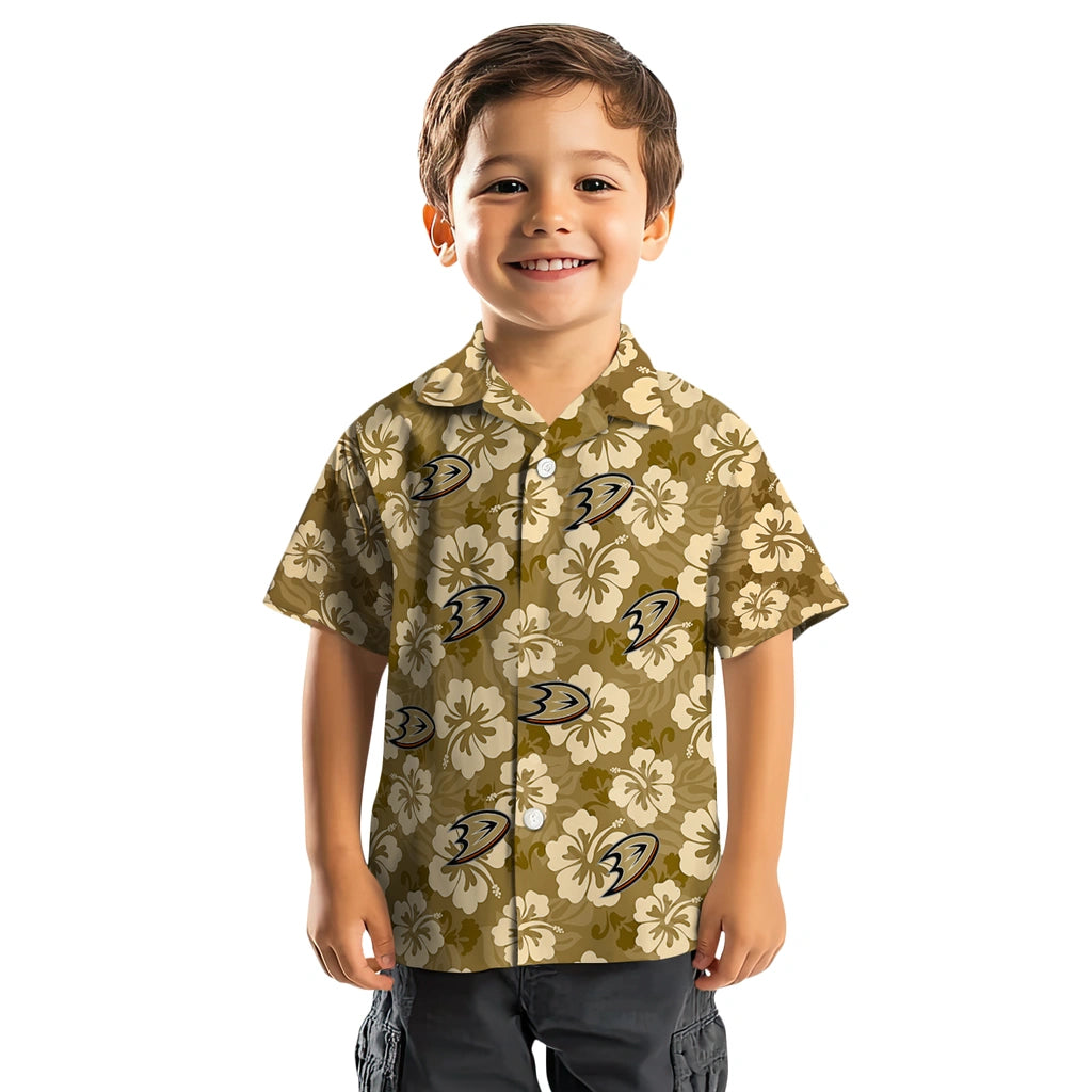 Anaheim Ducks Hawaiian Shirt - Hibiscus Cluster – Moonbestprint