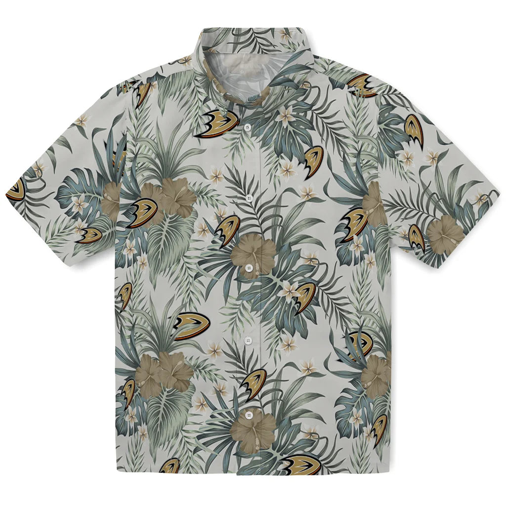 Anaheim Ducks Hawaiian Shirt - Hibiscus Designs – Moonbestprint