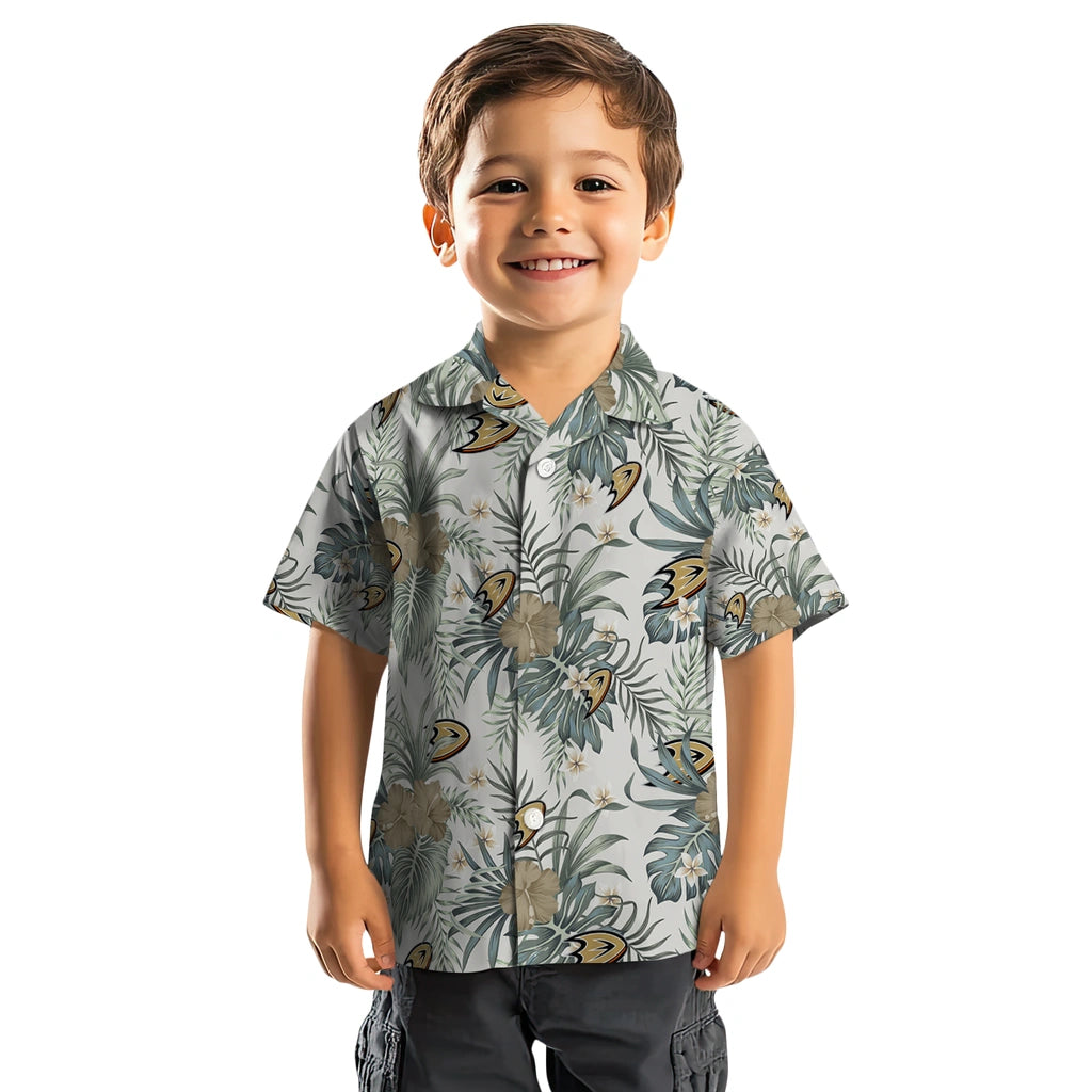 Anaheim Ducks Hawaiian Shirt - Hibiscus Designs – Moonbestprint