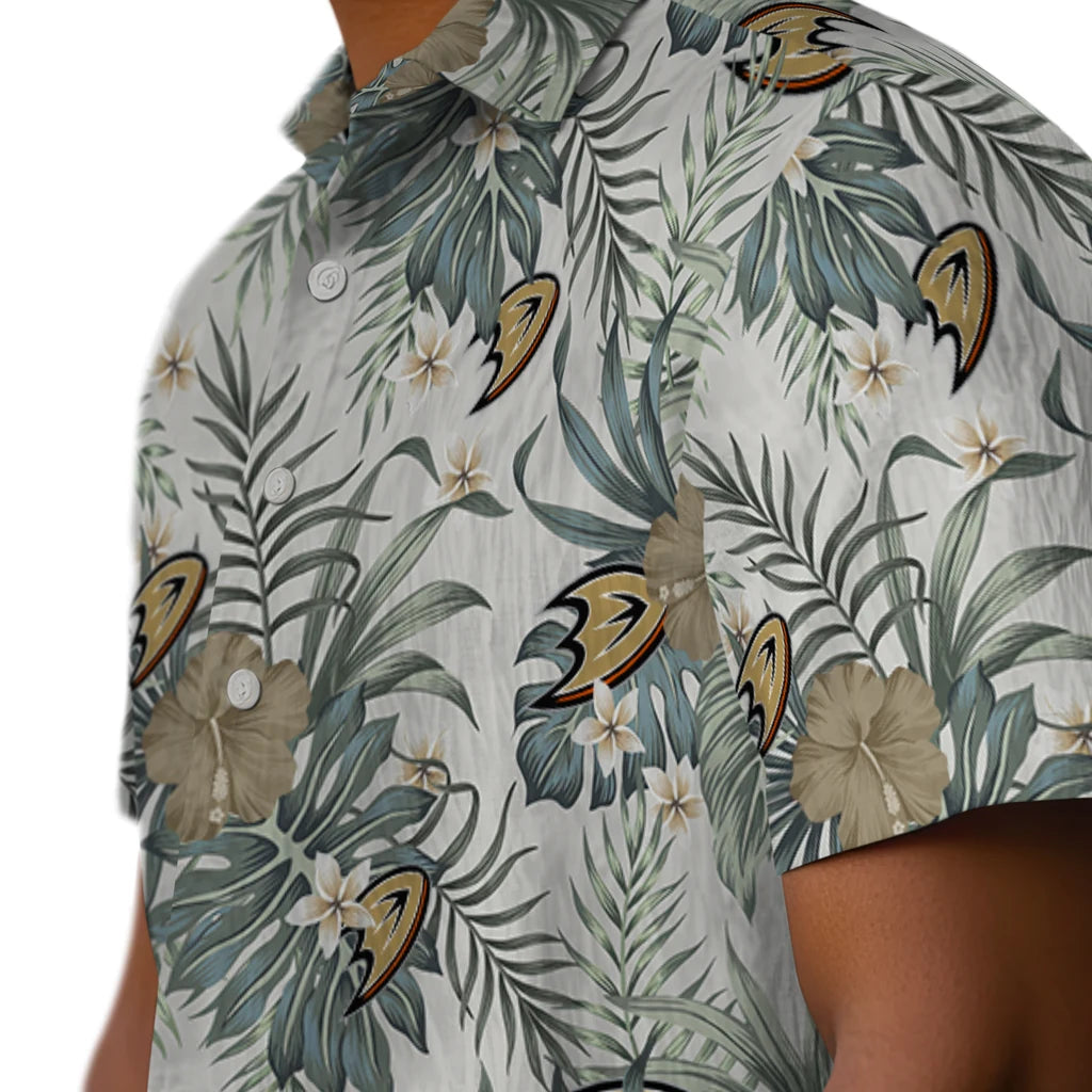 Anaheim Ducks Hawaiian Shirt - Hibiscus Designs – Moonbestprint