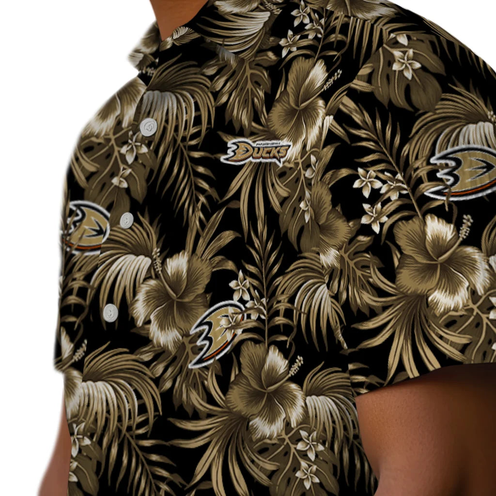 Anaheim Ducks Hawaiian Shirt - Hibiscus Exotic – Moonbestprint