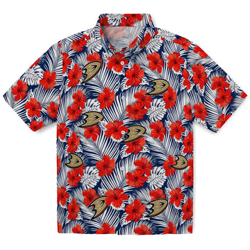 Anaheim Ducks Hawaiian Shirt - Hibiscus Fiesta – Moonbestprint