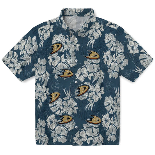 Anaheim Ducks Hawaiian Shirt - Hibiscus Flowers – Moonbestprint