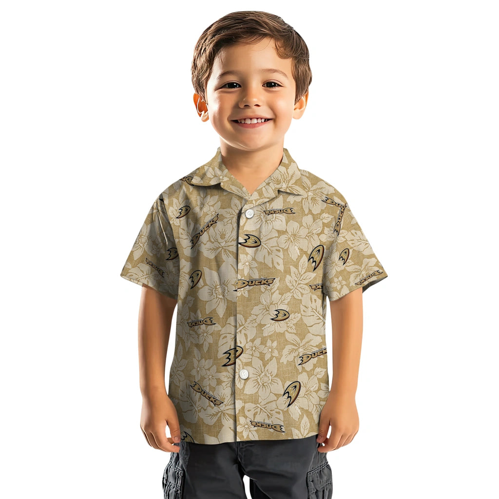 Anaheim Ducks Hawaiian Shirt - Hibiscus Oasis – Moonbestprint