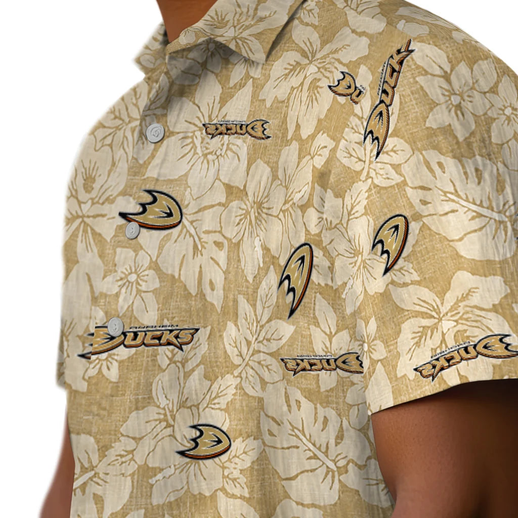 Anaheim Ducks Hawaiian Shirt - Hibiscus Oasis – Moonbestprint
