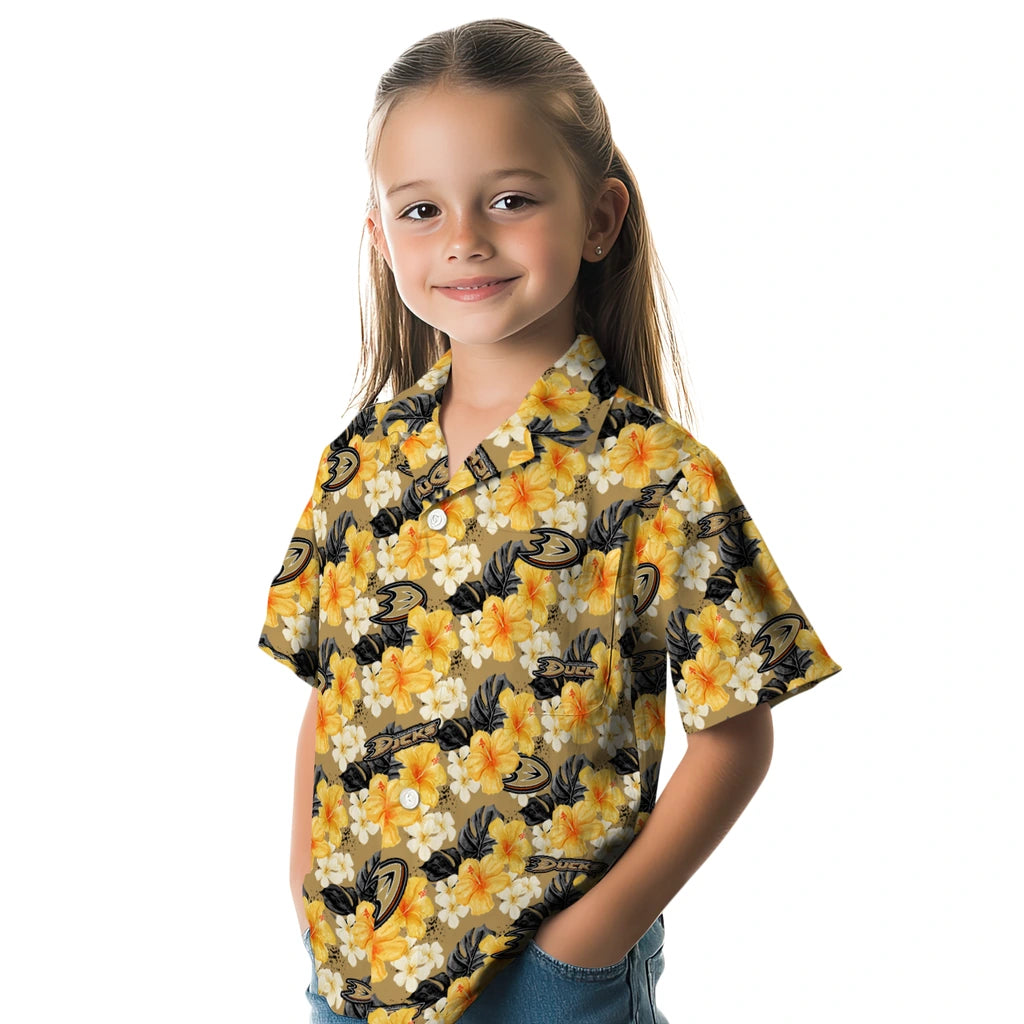 Anaheim Ducks Hawaiian Shirt - Hibiscus Tropics – Moonbestprint