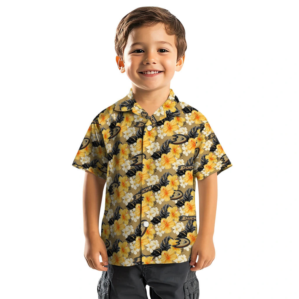 Anaheim Ducks Hawaiian Shirt - Hibiscus Tropics – Moonbestprint