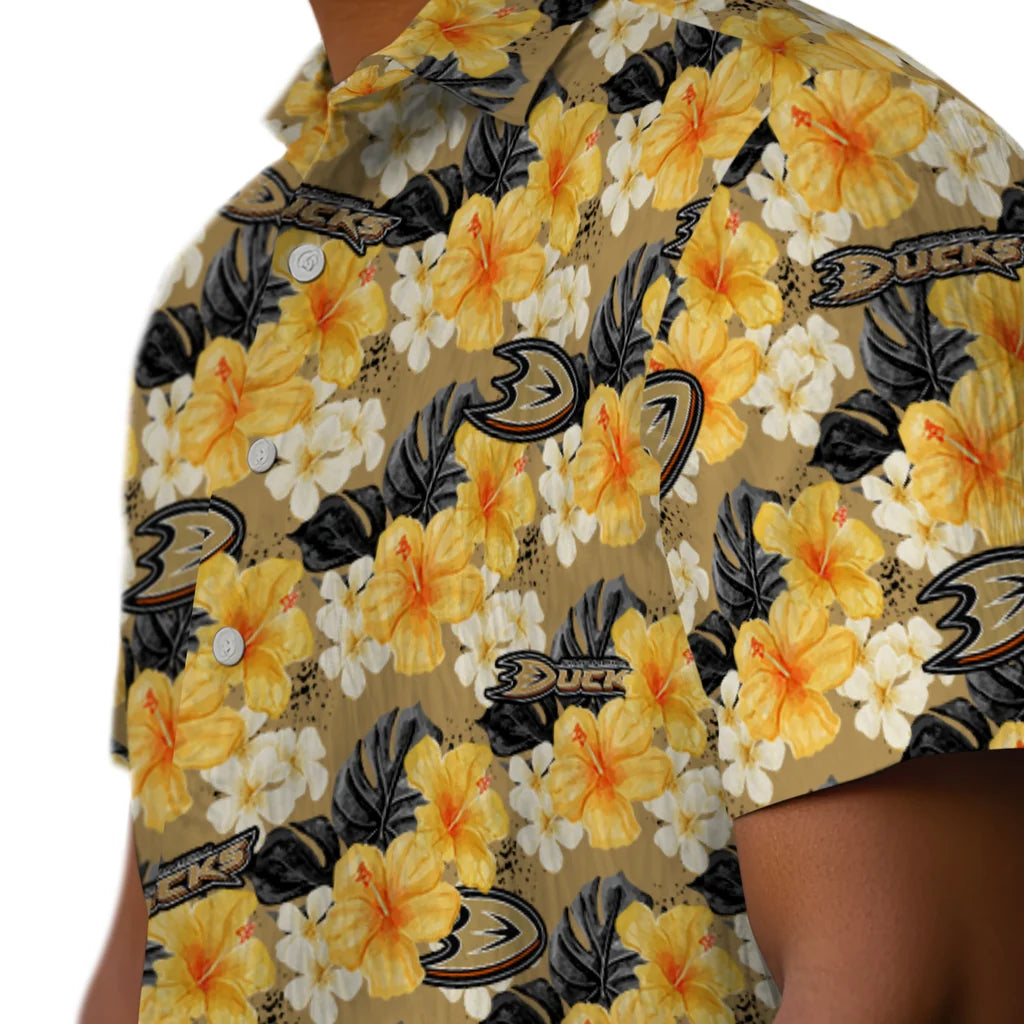 Anaheim Ducks Hawaiian Shirt - Hibiscus Tropics – Moonbestprint
