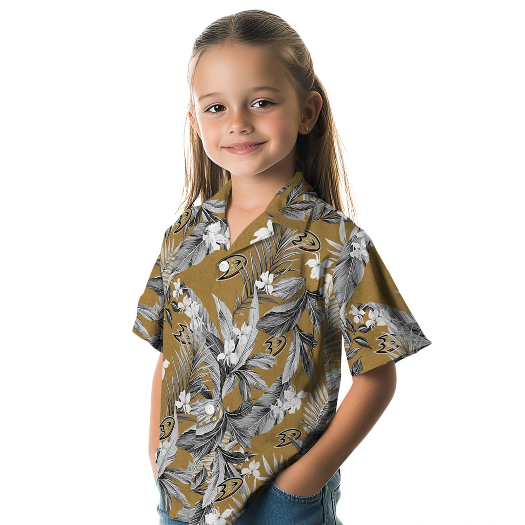 Anaheim Ducks Hawaiian Shirt - Palm Leaves – Moonbestprint