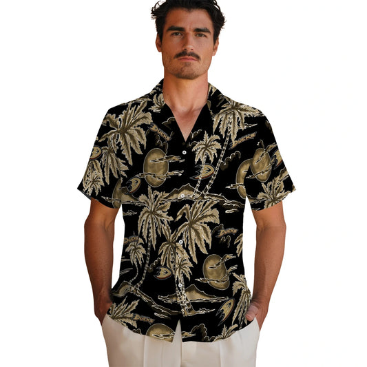 Anaheim Ducks Hawaiian Shirt - Palm Sunset – Moonbestprint