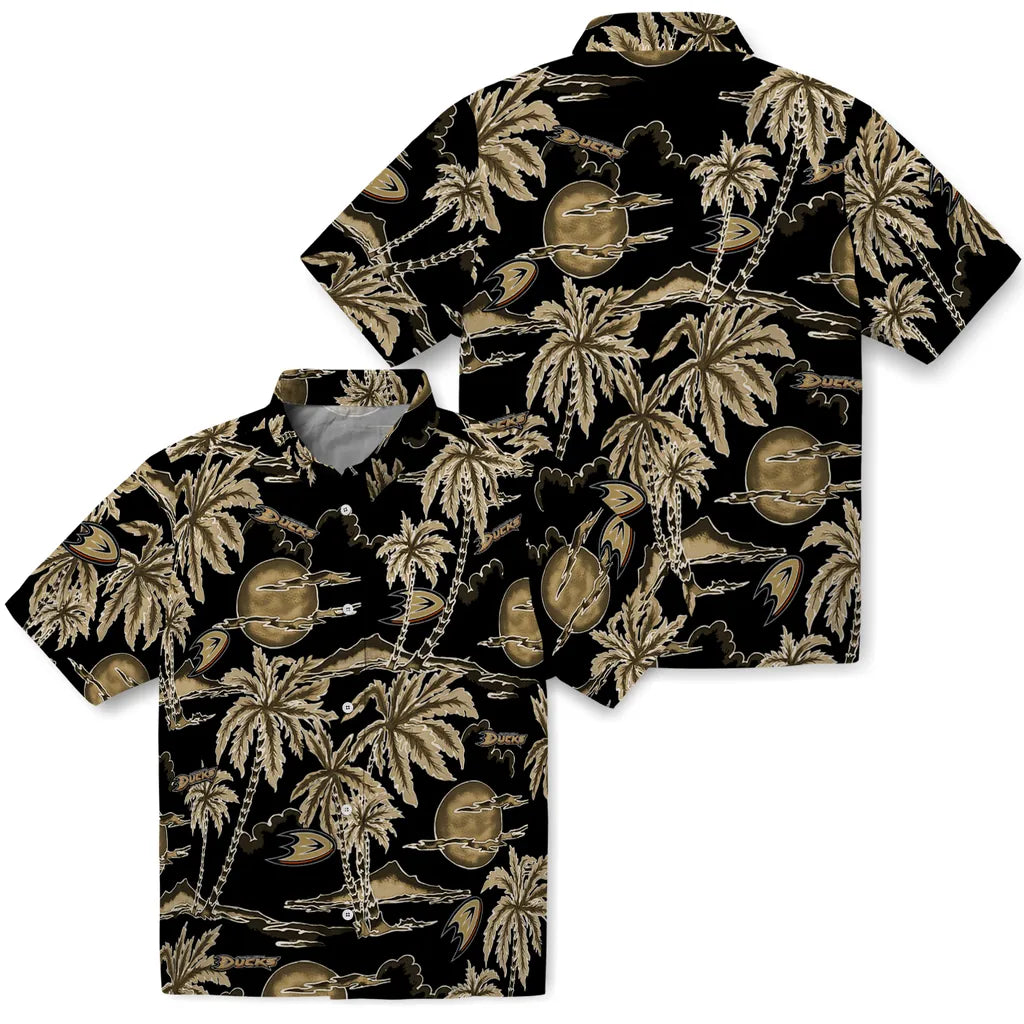 Anaheim Ducks Hawaiian Shirt - Palm Sunset – Moonbestprint