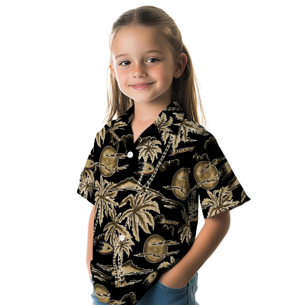 Anaheim Ducks Hawaiian Shirt - Palm Sunset – Moonbestprint