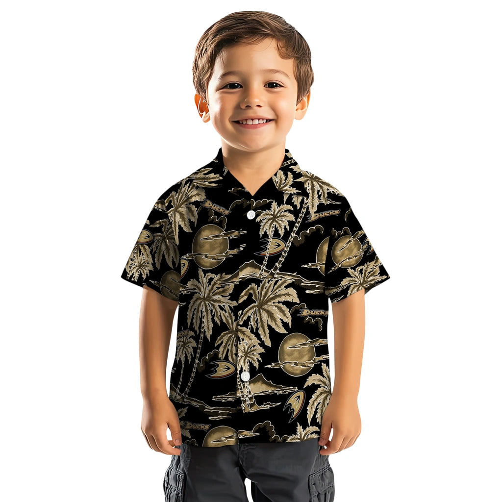 Anaheim Ducks Hawaiian Shirt - Palm Sunset – Moonbestprint