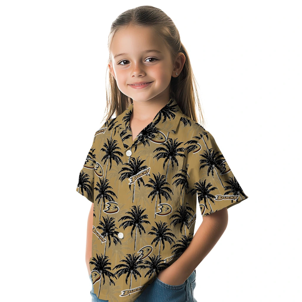 Anaheim Ducks Hawaiian Shirt - Palm Tree Motif – Moonbestprint