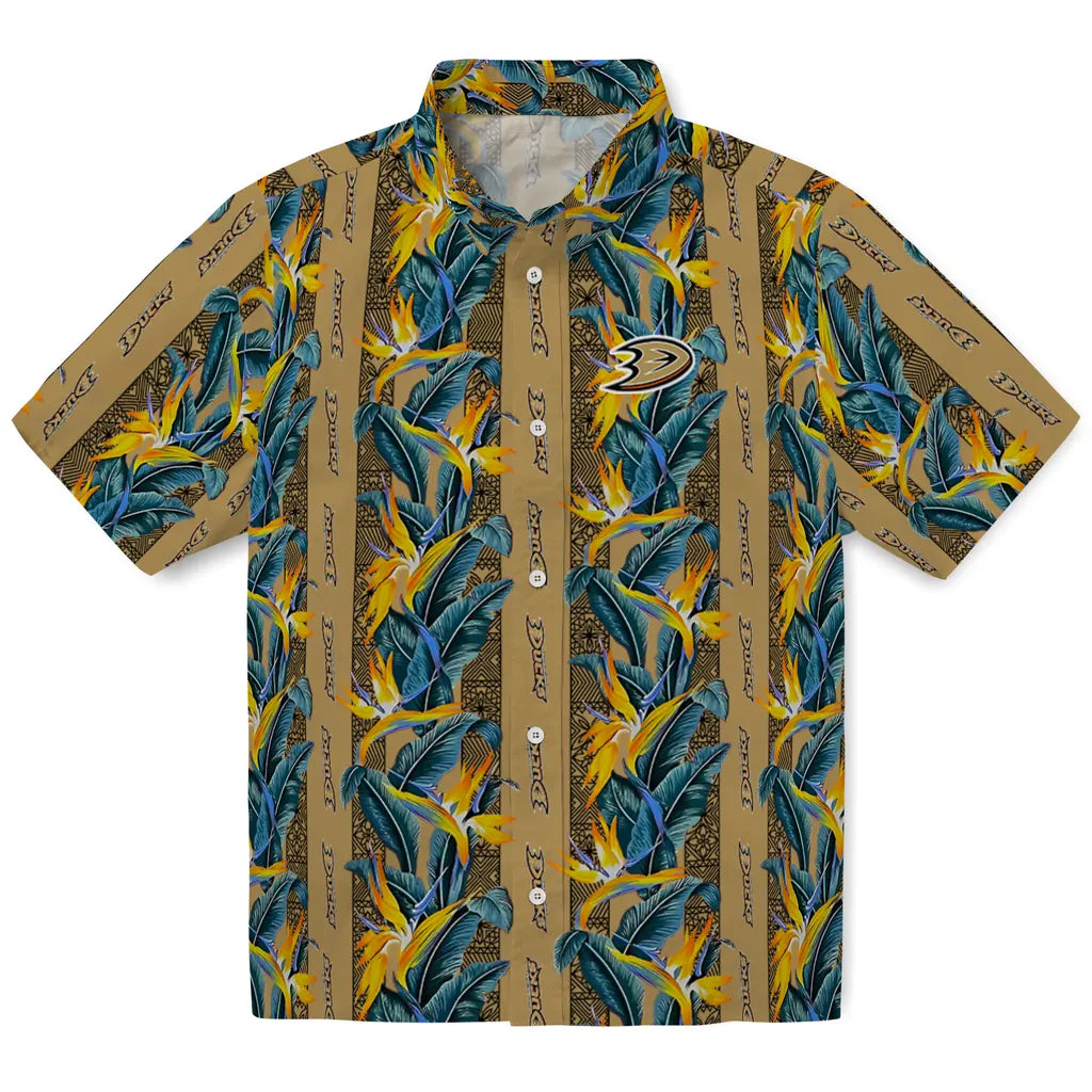 Anaheim Ducks Hawaiian Shirt - Paradise Vines – Moonbestprint