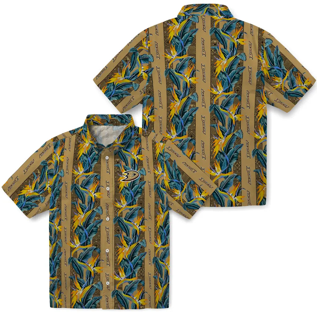 Anaheim Ducks Hawaiian Shirt - Paradise Vines – Moonbestprint