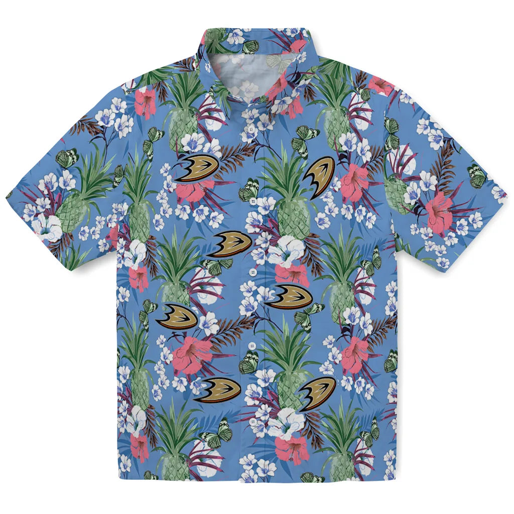 Anaheim Ducks Hawaiian Shirt - Pineapple Bouquet – Moonbestprint