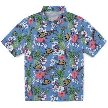 Anaheim Ducks Hawaiian Shirt - Pineapple Bouquet – Moonbestprint