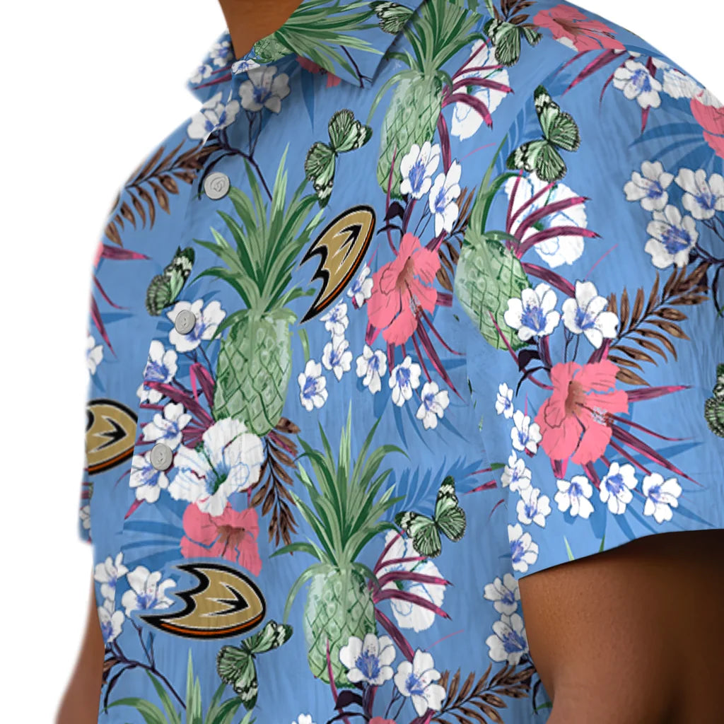 Anaheim Ducks Hawaiian Shirt - Pineapple Bouquet – Moonbestprint