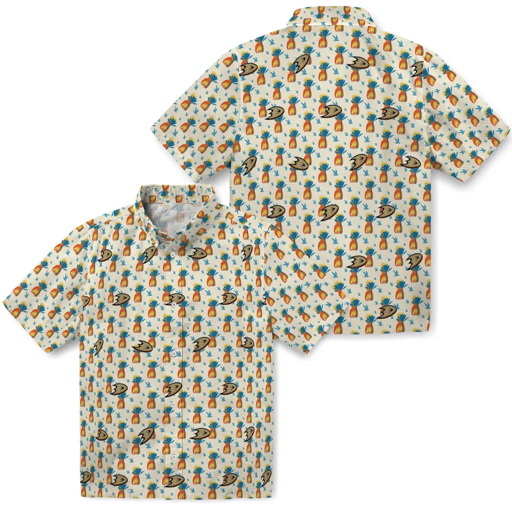 Anaheim Ducks Hawaiian Shirt - Pineapple Delight – Moonbestprint