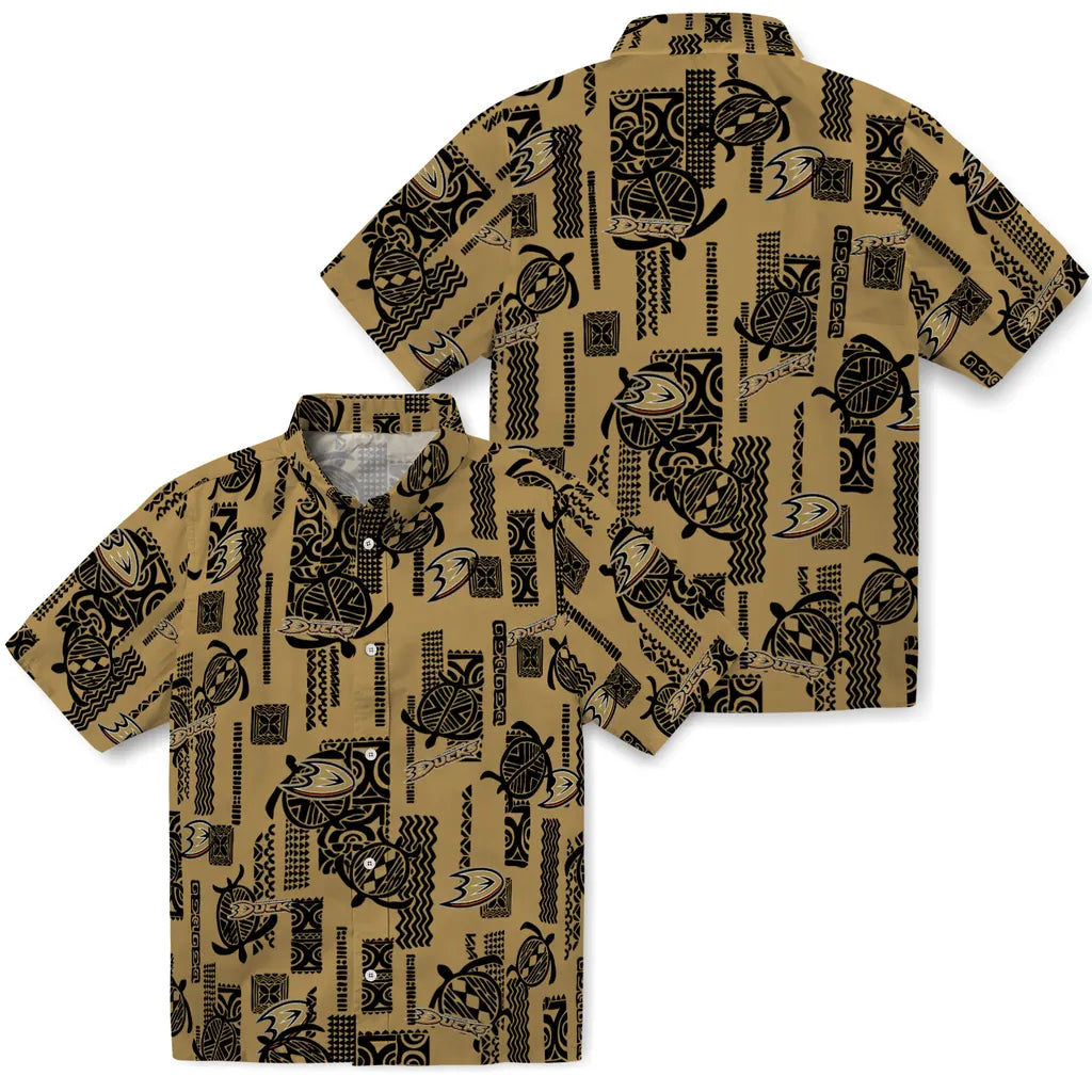 Anaheim Ducks Hawaiian Shirt - Turtle Lines – Moonbestprint