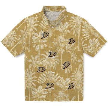 Anaheim Ducks Hawaiian Shirt - Vintage Palm Tree – Moonbestprint