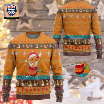 Anime Pokemon Charmander Sweater Ugly Sweater ? Usalast