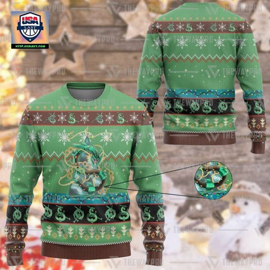 Anime Pokemon Rayquaza Christmas Sweater ? Usalast
