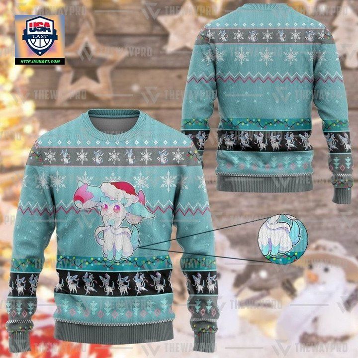 Anime Pokemon Sylveon Christmas Sweater ? Usalast