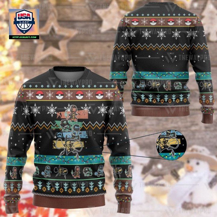 Anime Pokemon Teenage Mutant Ninja Turtles Christmas Sweater ? Usalast