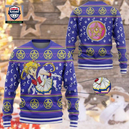 Anime Sailor Moon Christmas Sweater ? Usalast