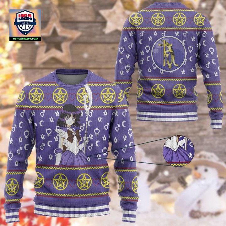 Anime Sailor Moon Saturn Christmas Sweater ? Usalast
