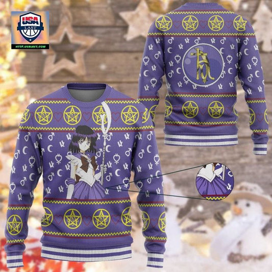 Anime Sailor Moon Saturn Christmas Sweater ? Usalast