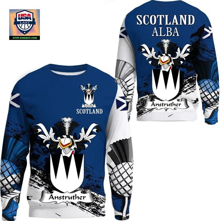 Anstruther Scottish Family Crest Scotland Special Sweater A7 ? Usalast
