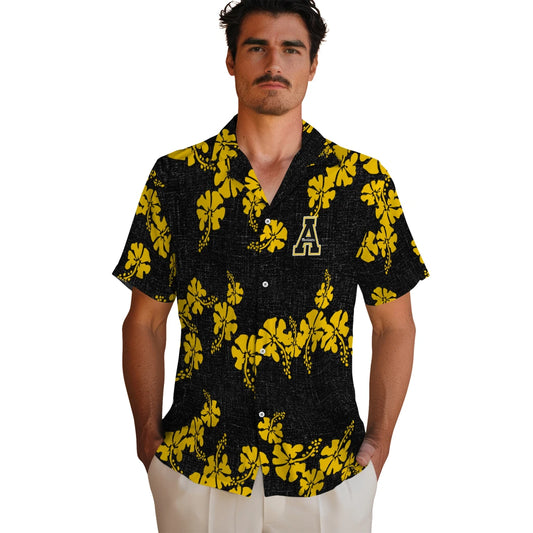 Appalachian State Mountaineers Hawaiian Shirt - 50th State Flower | Moonbestprint