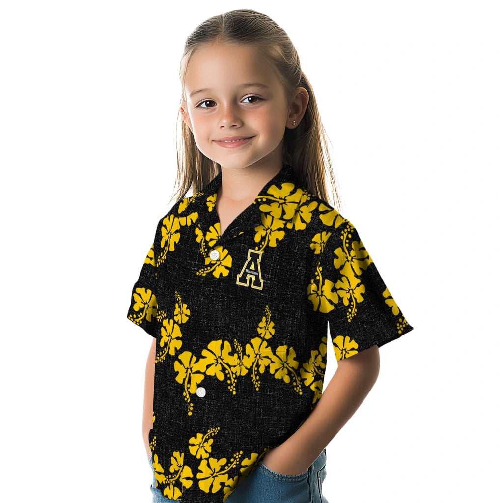 Appalachian State Mountaineers Hawaiian Shirt - 50th State Flower | Moonbestprint