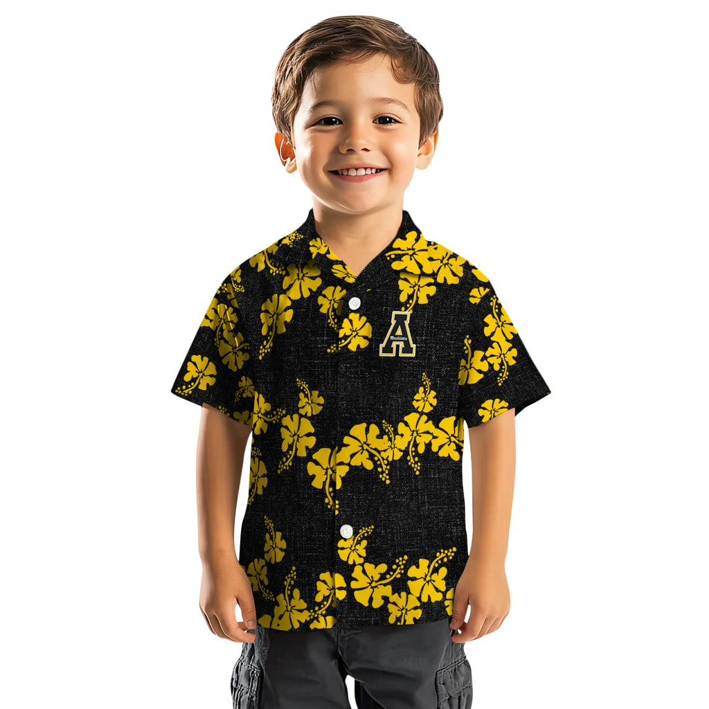 Appalachian State Mountaineers Hawaiian Shirt - 50th State Flower | Moonbestprint