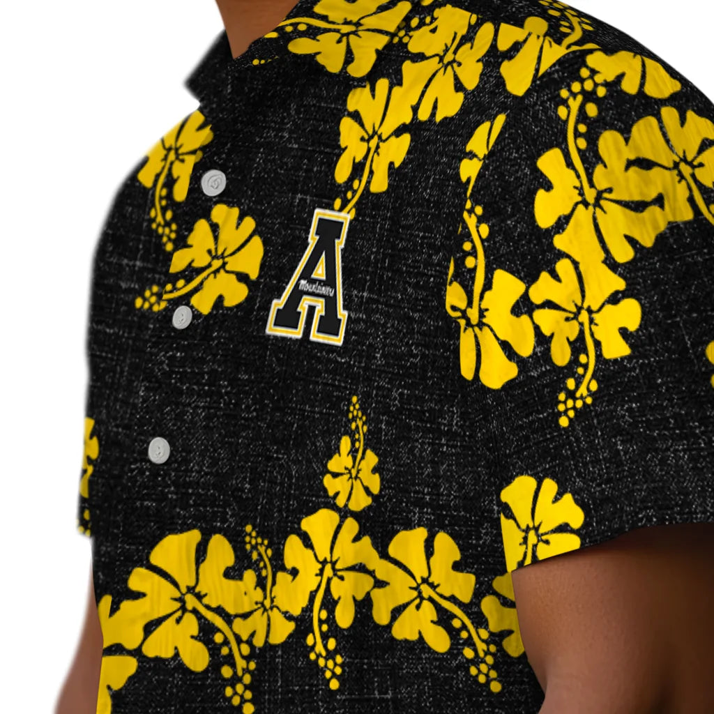 Appalachian State Mountaineers Hawaiian Shirt - 50th State Flower | Moonbestprint