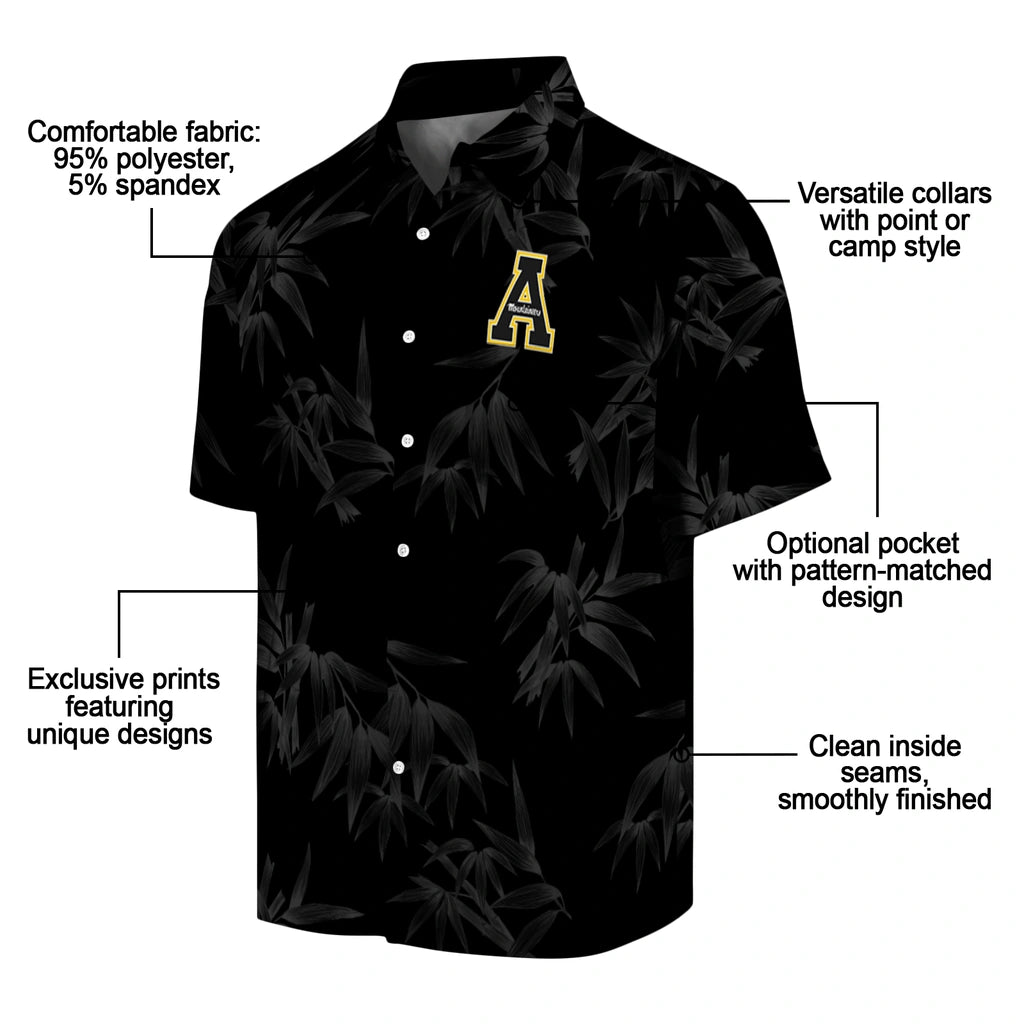 Appalachian State Mountaineers Hawaiian Shirt - Bamboo Branches | Moonbestprint