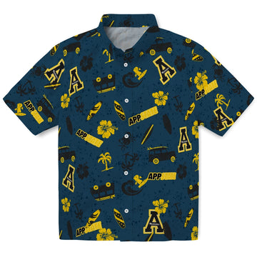 Appalachian State Mountaineers Hawaiian Shirt - Beach Vibe | Moonbestprint