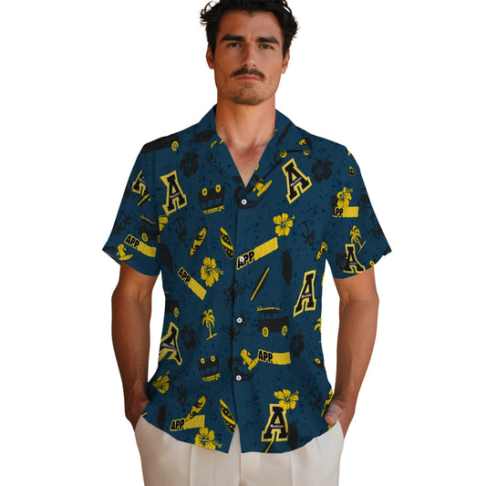 Appalachian State Mountaineers Hawaiian Shirt - Beach Vibe | Moonbestprint
