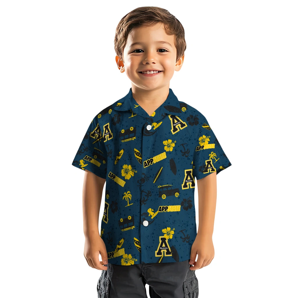 Appalachian State Mountaineers Hawaiian Shirt - Beach Vibe | Moonbestprint