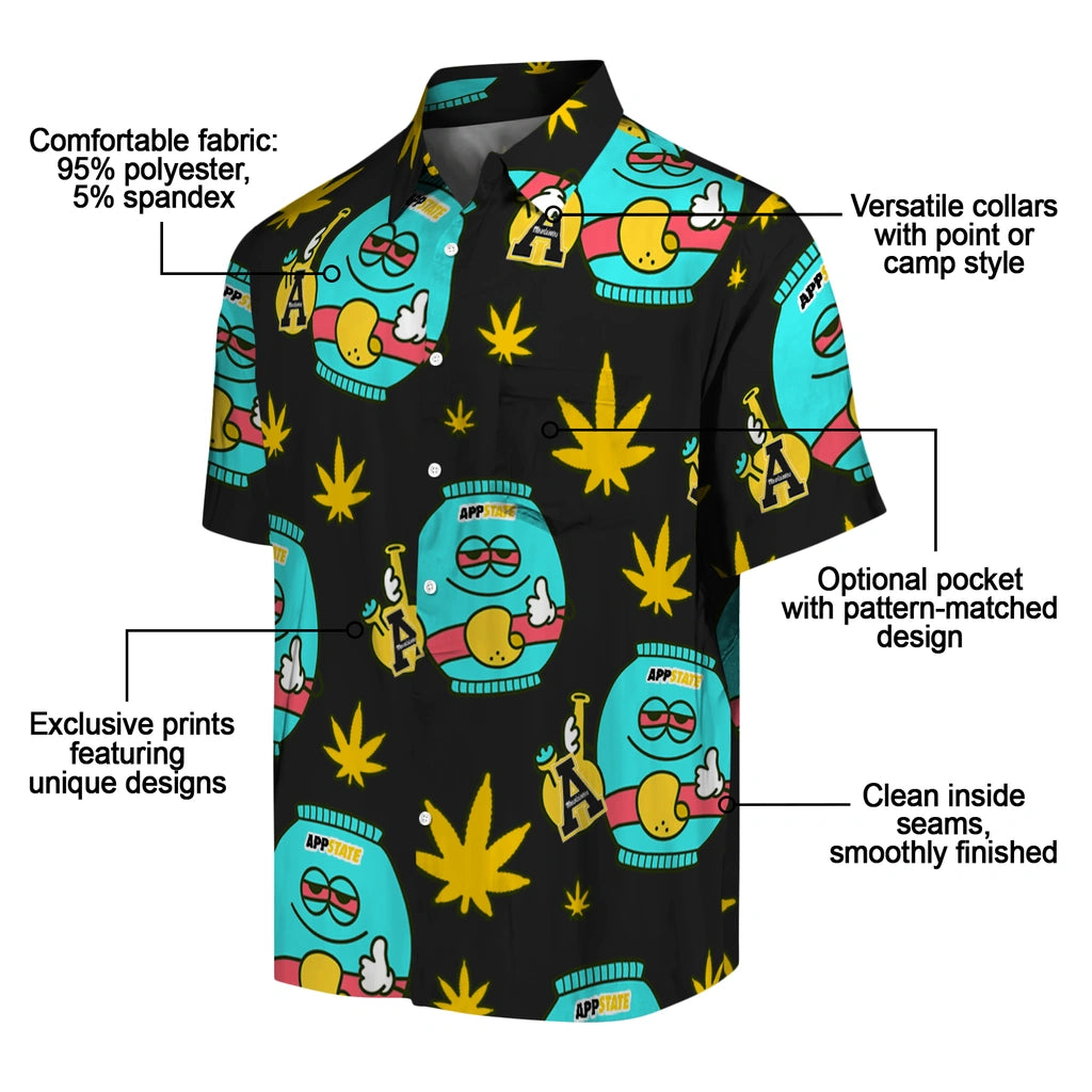 Appalachian State Mountaineers Hawaiian Shirt - Chill Vibe | Moonbestprint