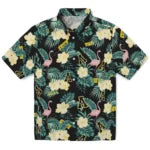 Appalachian State Mountaineers Hawaiian Shirt - Flamingo and Hibiscus | Moonbestprint