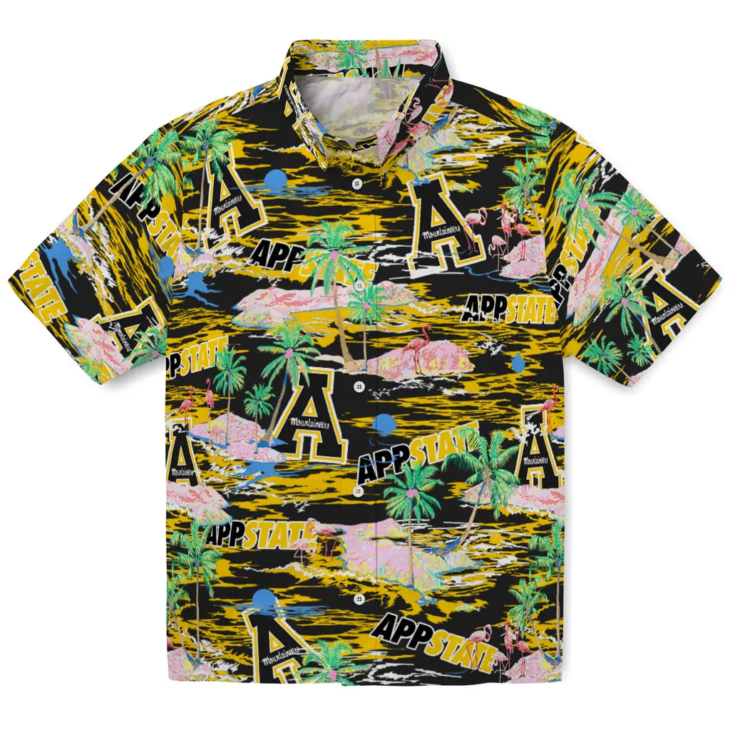 Appalachian State Mountaineers Flamingo Retreat 2026 Hawaiian Shirt – Moonbestprint