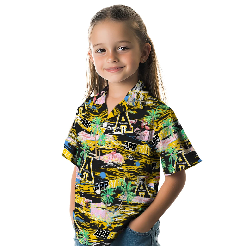 Appalachian State Mountaineers Flamingo Retreat 2026 Hawaiian Shirt – Moonbestprint