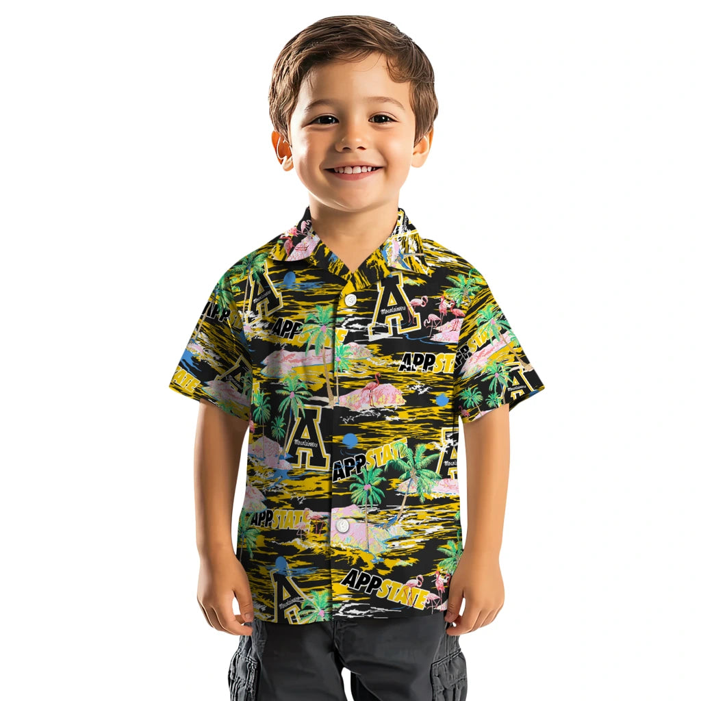 Appalachian State Mountaineers Flamingo Retreat 2026 Hawaiian Shirt – Moonbestprint
